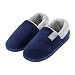 Winterschuhe Damen Warme Hausschuhe Herren Winter Wärmeschuhe Plüsch Anti Skid Pantoletten Outdoor Indoor Hausschlappen Garten Schlappen Flauschig Plüschhausschuhe Gästeschlappen