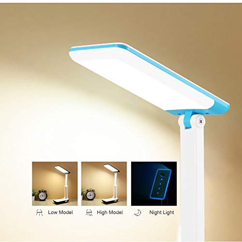 Lampe de table pliante LED rechargeable avec 3 modes d'éclairage pour bureau - 4