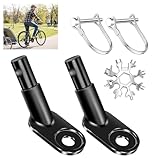 5 Stück Fahrradanhänger Kupplung, Universal Fahrradkupplung mit Sicherungsstift für Hundeanhänger, Kinderanhänger, Kinderwagen und Lastenanhänger​