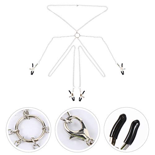 ARTIBETTER Pinça de Mamilo Clipe de Leite Clipe de Clitóris Mamilo Joias de Mamilo Clipe de Corrente
