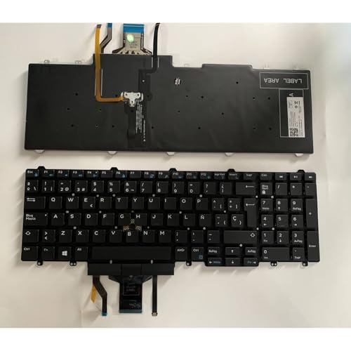 Clavier d'ordinateur portable à touches réactives pour Latitude M7510 M7720 SP Large Enter