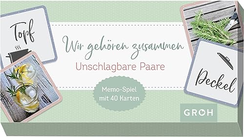Wir gehören zusammen - Unschlagbare Paare: Memo-Spiel mit 40 Karten