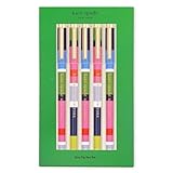 Pen pack includes 5 ink pens fine point with a 0.5mm tip that make the best pens for smooth writing. Pens feature black ink .5 pens write precisely in black ink and are made with a smooth, colorful plastic body that's comfortable to hold for extended...