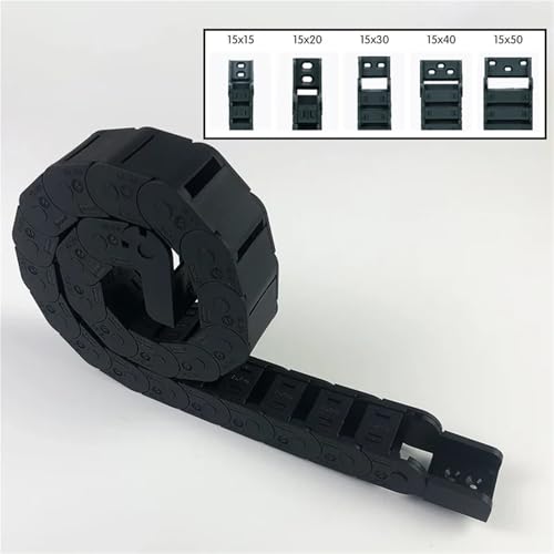Chaîne porte-câbles 15x15mm contre l'emmêlement des câbles machine longueur 1m - 2