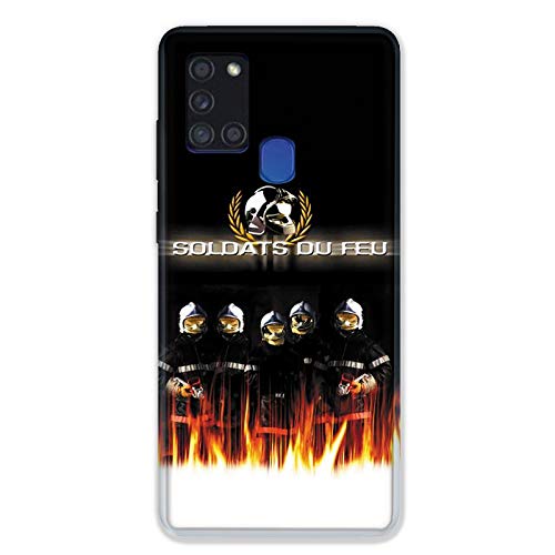 Funda Samsung Galaxy A21S diseño bomberos ideal para el trabajo diario