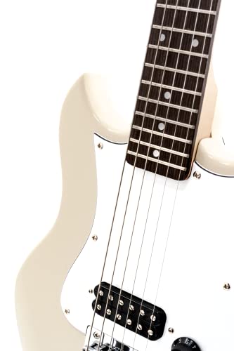 vox sdc-1 mini electric guitar right-handed - white