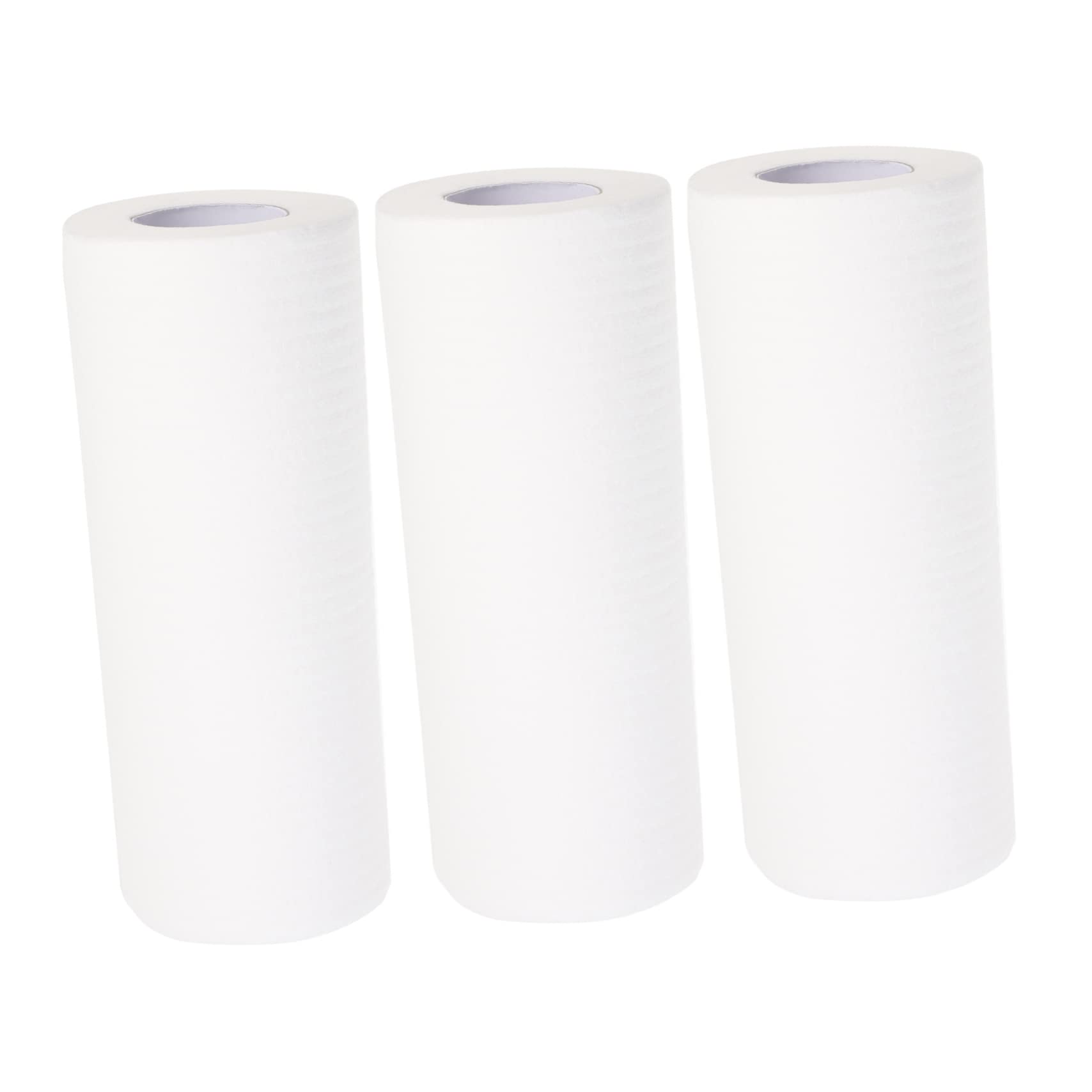 HAPINARY3rolls Dual Use Dish Cloths for Kitchen Cleaning Absorbent and Tough Washable Towel for Tableware Practical Household Cleaning Supplies White