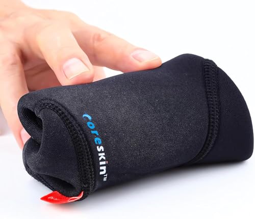 Coreskin 3mm Neoprene Diving Socks with Reinforced Toe and Heel, Anti-Skid Thermal Booties for Swimming and Kayaking (DS3mmXS)