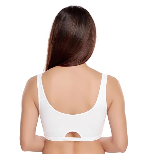 Image of juliet Non Padded Full Coverage Sports Bra for Women | Slip on Bra | Low Impact High Coverage Wireless Support Sports Bra JS 90