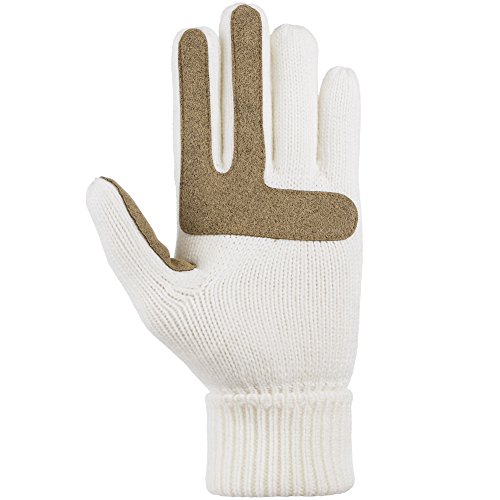 Isotoner Women's Cable Knit Gloves With Touchscreen Palm Patches, One Size, Ivory #TOP4