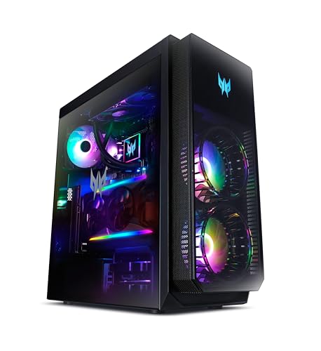 Predator Orion 7000 (PO7-655) Gaming PC - Intel Core i7-14700KF (Bis zu 5,6 GHz), 32 GB DDR5 RAM, 2x1000 GB M.2 PCIe (SSD), NVIDIA GeForce RTX 4080 SUPER (16 GB GDDR6X), Windows 11 Home