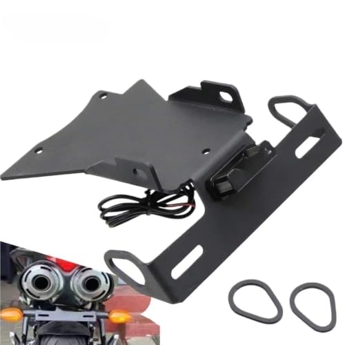 Support de plaque d'immatriculation moto pour FZ6 N S cadre noir