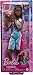 Barbie Made to Move Doll & Accessories, Brunette Basketball Player Wearing Removable Uniform with Ball, 22 Bendable Joints