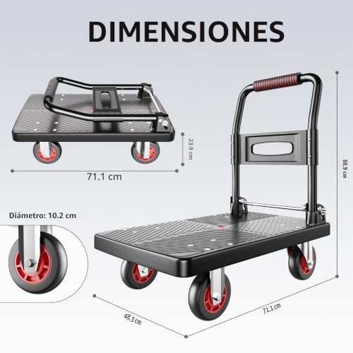 Carro plataforma de carga 2 Imagen adicional