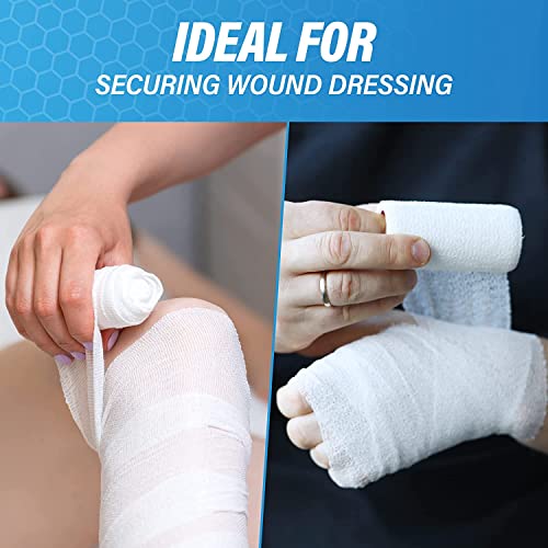 Gauze Rolls – Rolled Gauze- Medical Tape Included - Gauze Wrap - First Aid Supplies - Flexible, Stretchable, Breathable Gauze Bandage Rolls – 3” X 4.1 Yards Bandage Wrap For Wound Dressing –20 Rolls. #TOP2