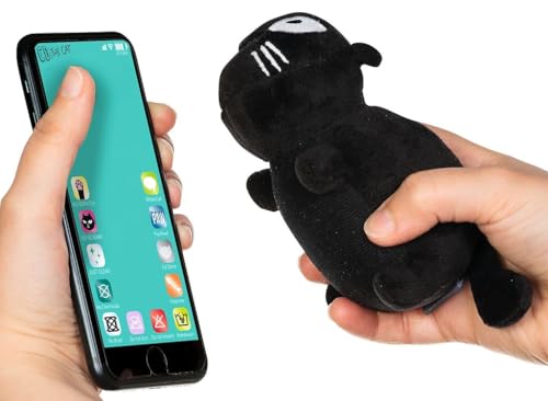 moses. Ed, the Cat Screen Clean Ed – Bildschirmreiniger aus Mikrofaser im Katzen-Design, für Smartphone, Tablet & Display, wiederverwendbar