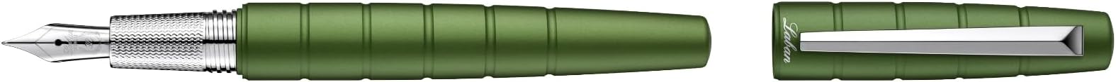 Laban Solar Fountain Pen - Green - Broad Nib