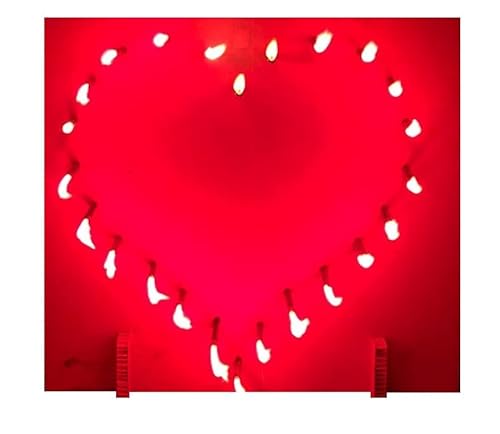 Salilio Brennendes Herz Lichterbild zur Hochzeit Cover