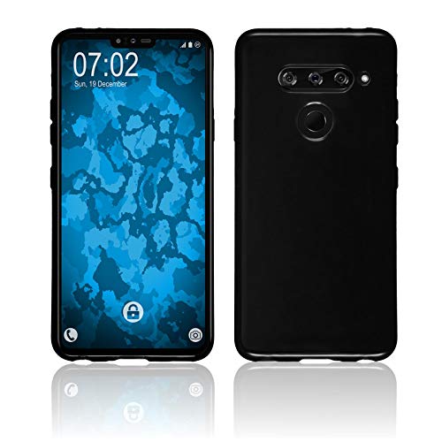 Phonenatic Custodia Compatibile Con Lg V40 Thinq Cover Nero V40 Thinq In Silicone Cover