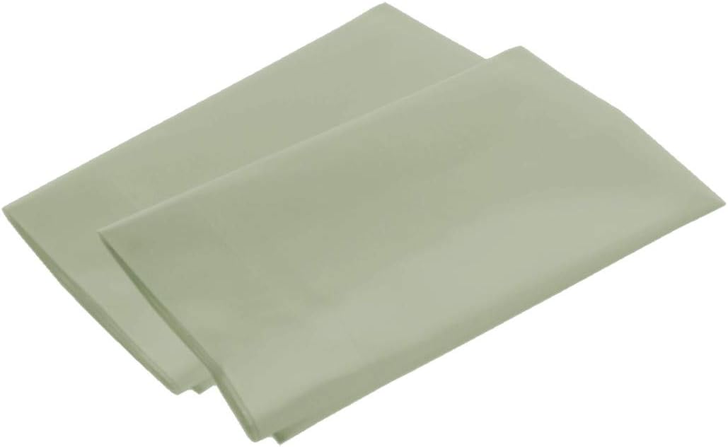 Luxury Egyptian Cotton 300 Thread Count 2-Piece Pillowcase Set 21 x 36 Inch - Sage, King