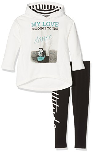 Preisvergleich Produktbild Brums Mädchen 173BGEP002 Jogginganzug, Mehrfarbig (Panna / Nero 919), 98