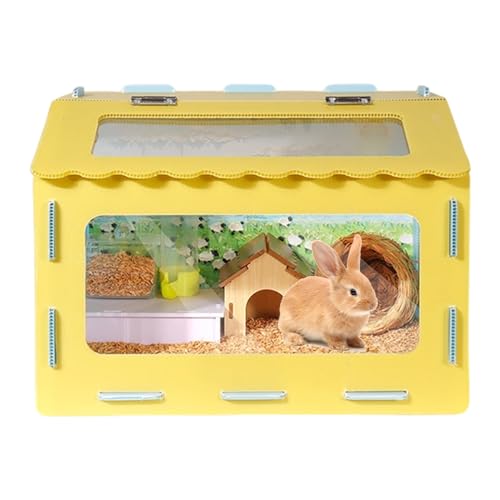 Funzione di allevamento versatile: dotata di un layout adatto alle specie, questo allevatore per pulcini è perfetto come gabbia per quaglie o per criceti. È un habitat ideale per piccoli animali, terrario o voliera, offrendo comfort e sicurezza favorendo al contempo comportamenti naturali in diverse condizioni.