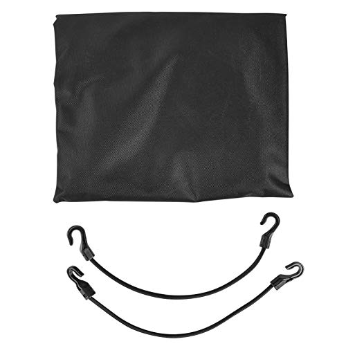 Capa de pneu, Oxford preto à prova d'água, capa de pneu, bainha elástica e design de gancho, cabe e