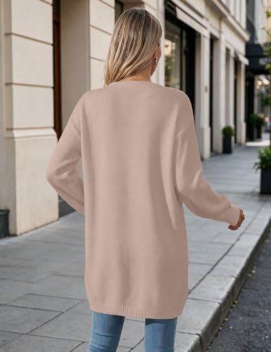 Image of Oversized Long Cardigan Sweaters for Women Cute Heart Fall Coats Outfits