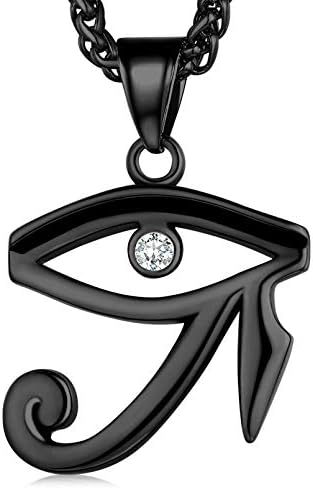 FaithHeart Ancient Egyptian Cross Ankh Symbol Crux Ansata Cross Pendant Sacred Amulet Key of The Nile Protection Talisman Egyptian Jewellery