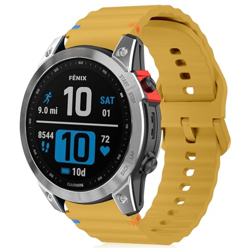 [RosMank] 20mm �V���R�� �o���hGarmin Forerunner 570 42mm/Forerunner 165/Vivoactive 6/Vivoactive 5�Ή��A Garmin Venu Sq 2/Approach S50/S44�p