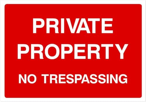 Zeasdacu Private Property Permit Required No Trespassing Sign, Rust Free Aluminum Tin Sign, Parking Regulation Decor with Pre-Drilled Holes for Office Lots and Residential Parking Zones, 8x12 Inch
