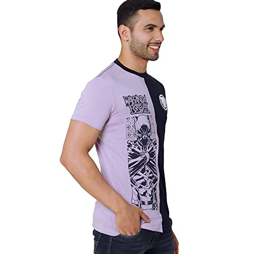 Image of Free Authority Captain America Printed Regular Fit Navy Blue Cotton Men Hoodie Sweatshirt