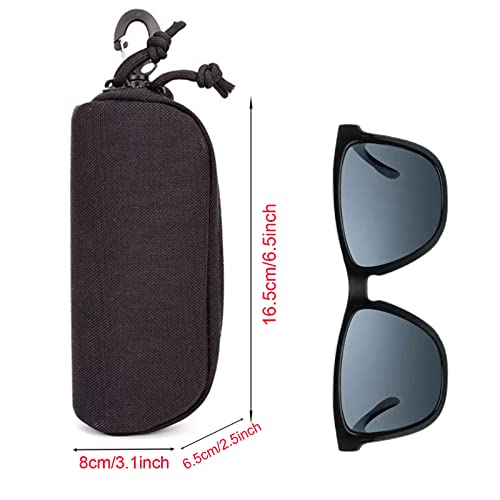 Image of Tactical Molle Eyeglass Case, Outdoor Hunting Sunglasses Case Military Waist Pack Utility Goggles Storage Box
