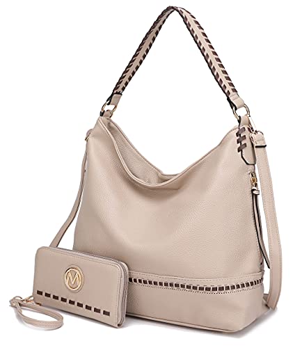 Image of MKF Collection Shoulder Bag for Women, Vegan Leather Top-Handle Crossbody Bag Handbag Purse by Mia K