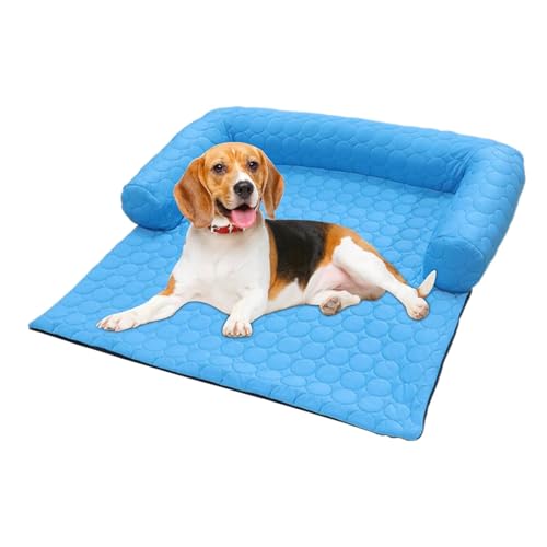 犬用クーリングマット,犬用クールマット 室内用スリーピングパッド | 滑り止め 付き 洗える U字型 クッション 子犬 子猫 屋内 屋外 ソファ クレート キャンプ 旅行 対応