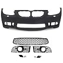 JOM Frontstoßstange kompatibel mit BMW E92 Coupe E93 Cabrio 2006-2010 SRA Schwarz