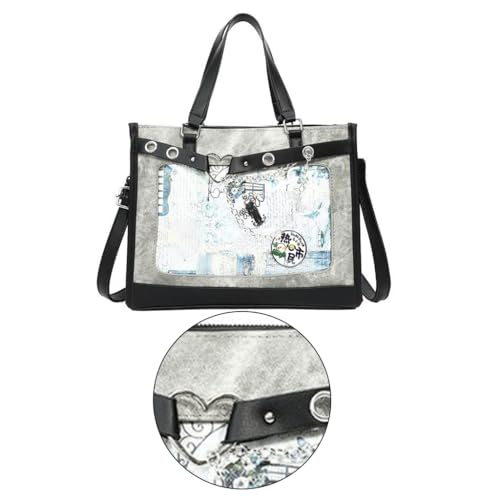 Ita Bag Student PU Leather Shoulder Bags Aesthetic Crossbody Purse Pin Handbag for Woman Fashionable Enthusiast2