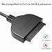 BENFEI SATA auf USB-Kabel, 2-in-1 USB C/USB 3.0 auf SATA III Festplatten-Adapter, kompatibel für 2,5 Zoll HDD und SSD