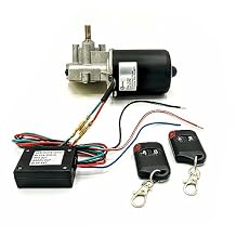 PN00111 - Makermotor Momentary Switch Option 12v dc 50 RPM 3/8" D Shaft Gear Motor with Wireless Remote Control