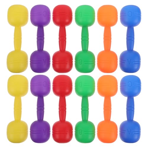 Mancuernas de plástico para niños pequeños que ayudan a mejorar la coordinación y psicomotricidad