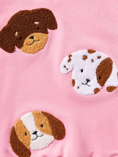 Image of Little Girls Outfits 2 Piece Toddler Long Sleeve Sweatshirt Leggings Pants Fall Winter Clothing Set 2-10 Years