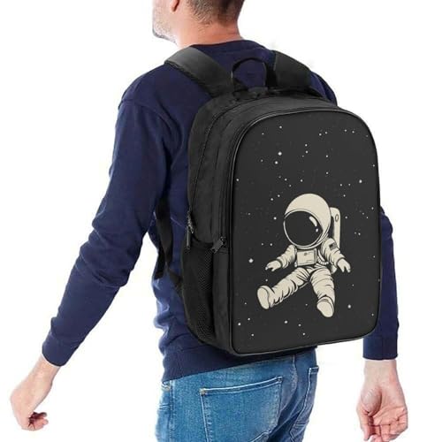 Mochila impermeable 40x28x16cm para estudiante con diseño de astronauta 5
