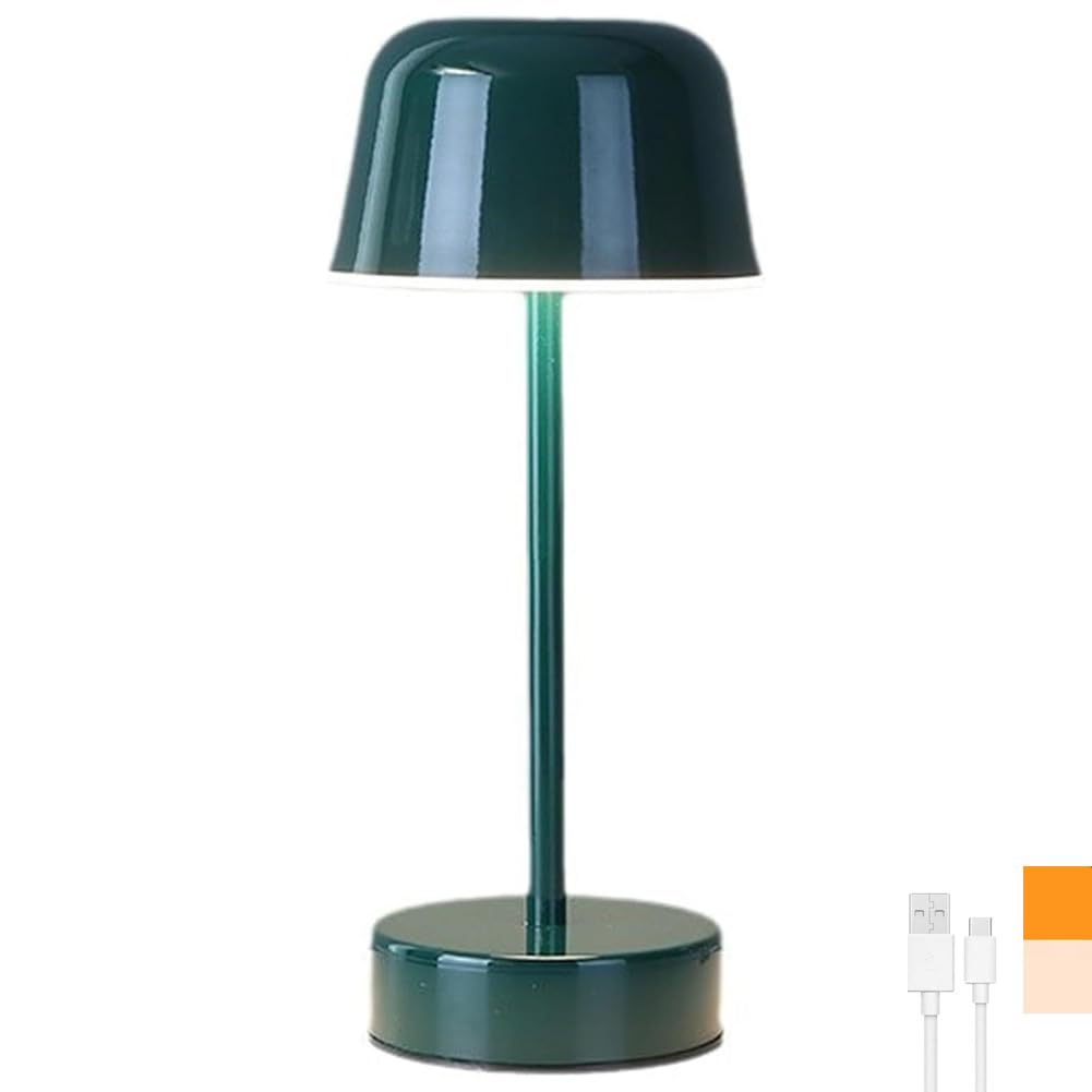 Lampa stołowa LED, bezprzewodowa, ściemniana, ładowana przez USB, lampa biurkowa do nowoczesnego przenośnego czytania