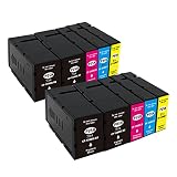 B-T Compatible Cartouche d'encre Remplacement pour Canon PGI-1500XL Multipack PGI 1500 XL pour Canon Maxify MB2750 MB2150 MB2050 MB2700 MB2350 MB2755 MB2000 MB2155 MB2100 (10 Pack)