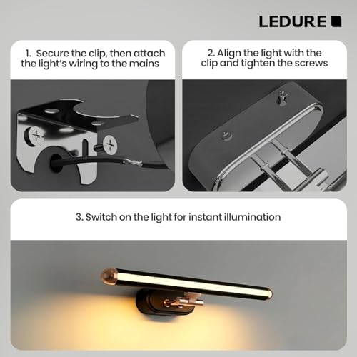 Image of LEDURE 6W LED Mirror Light|3in1 Color Changing|2 Year Warranty|Pack of 20