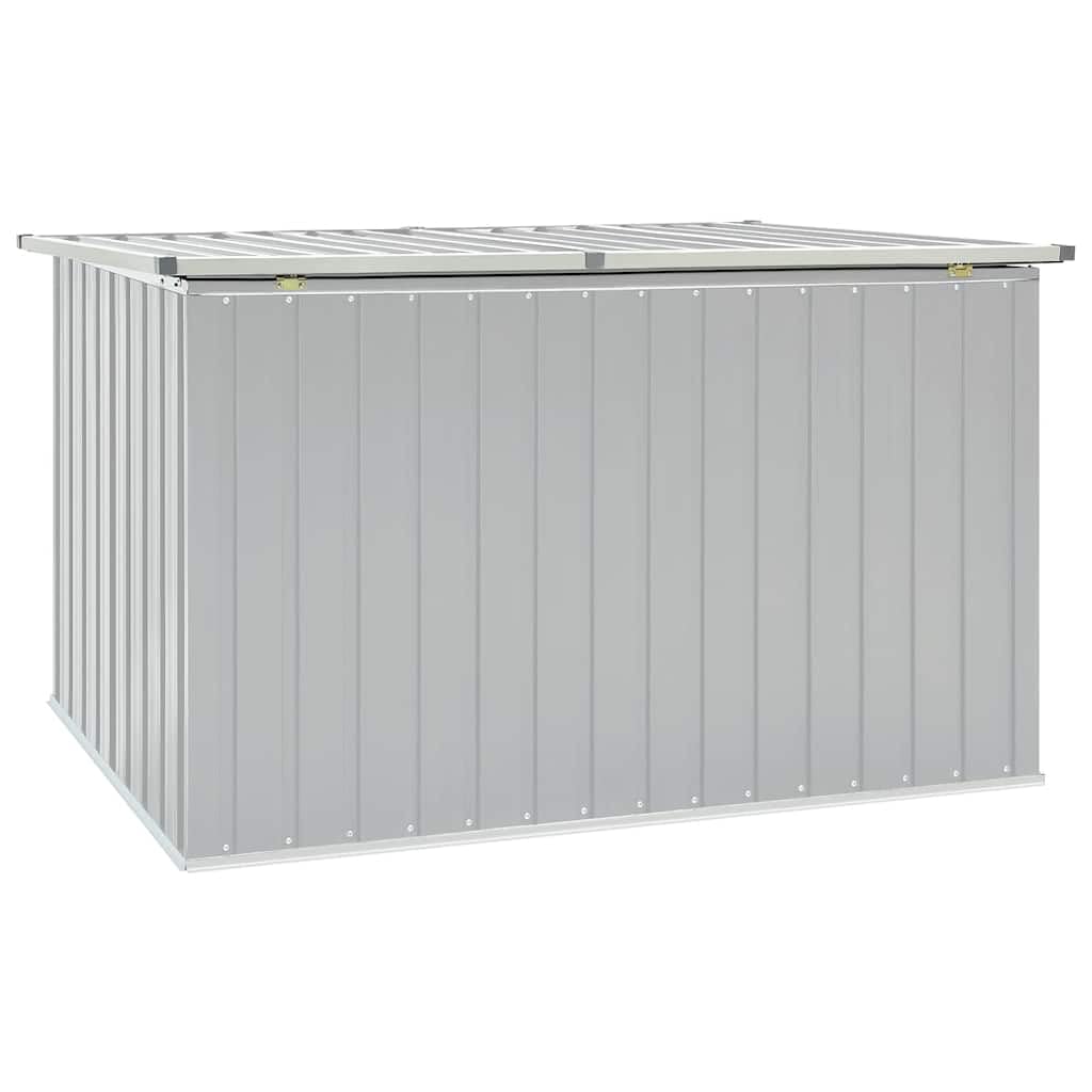 Cassapanca da giardino grigio, 171 x 99 x 93 cm, resistente alle intemperie, per cuscini, coperte, attrezzi da giardino e accessori, robusta, spaziosa cassapanca per terrazza, balcone e