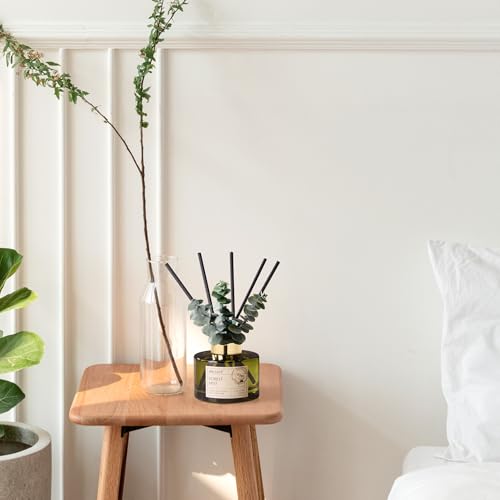 Airkeep Raumduft mit 8 Duftstäbchen 200ml, Forest Mist Langanhaltend Duft, Lufterfrischer für Zuhause, Deko für Badezimmer, Schlafzimmer, Wohnzimmer