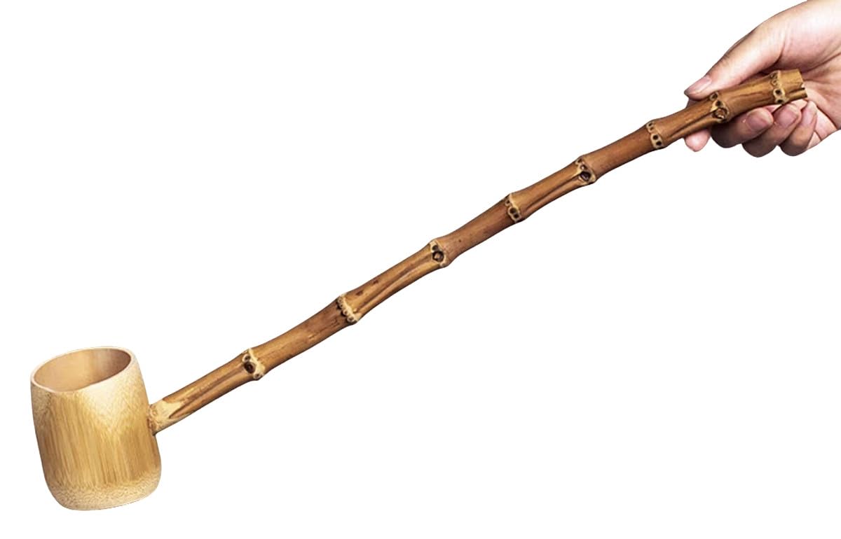 Amazon | 柄杓 竹製ヒシャク 梅酒 しゃくし お手前用 お点前用 茶器