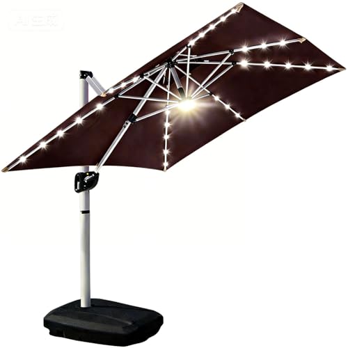 �K�[�f���p���\�� ��^ 220/250/300cm �_�u�����[�t �x�[�X�t�� 360°�p�x���� UV�J�b�g ���� ������ | 360°�p�x���߂��\�œ������ɍ��킹�ĉ��K�Ɏg�p�ł����^�K�[�f���p���\��