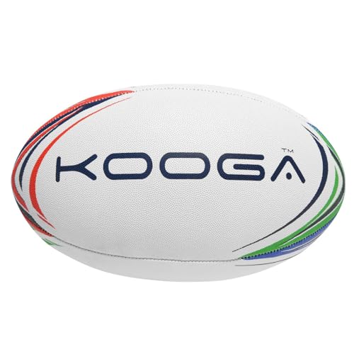 Kooga Rugby Ball Micro Textured Finish 6 Nations - England, Wales, New Zealand, Scotland, Ireland.